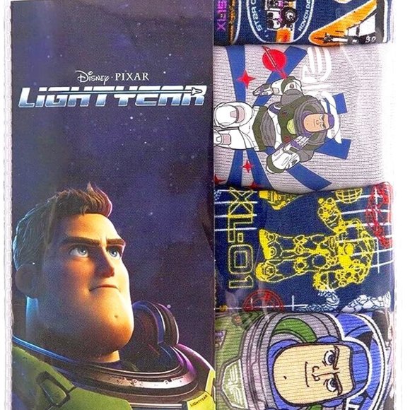 Disney Accessories Disney Boys Pixars Buzz Lightyear Underwear Briefs 5 Pack 0 Cotton Sz 6 4